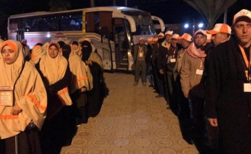 بدء مغادرة الفوج الثاني من معتمري غزة للأراضي السعودية