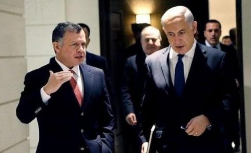 ملك الأردن ونتنياهو