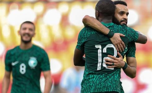 لاعبو المنتخب السعودي