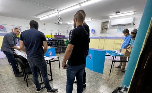 أحد مراكز الاقتراع في مدينة الطيبة