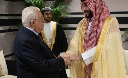 لقاء الرئيس محمود عباس مع ولي العهد السعودي
