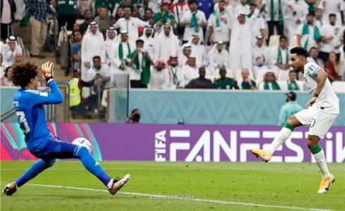 هدف السعودية في شباك المكسيك