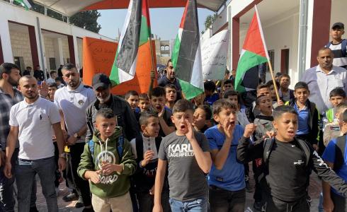 برقين: مسيرة منددة بإعدام الطفل محمد خلوف