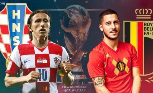 مباراة كرواتيا وبلجيكا في كأس العالم 2022