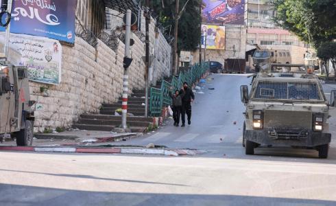 لحظة اقتحام قوات الاحتلال الإسرائيلي البلدة القديمة في نابلس