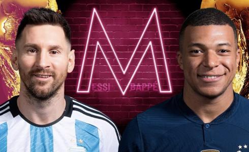 المنتخب الأرجنتيني في مواجهة المنتخب الفرنسي في نهائي كأس العالم 2022