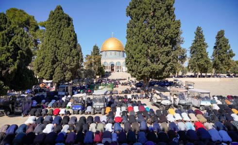 صلاة الجمعة في المسجد الأقصى المبارك