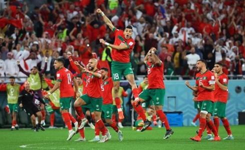 مباراة المغرب والبرتغال في كأس العالم 2022.