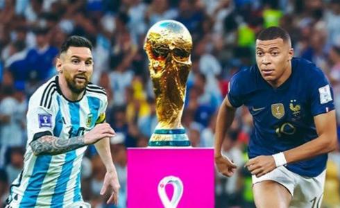 مبابي نجم فرنسا وميسي نجم الارجنتين في صراع نهائي كأس العالم 2022