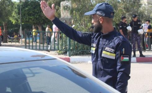 شرطي مرور في قطاع غزة