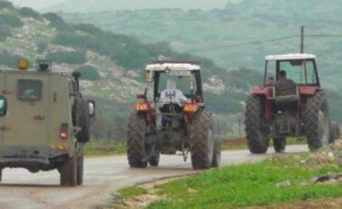 الاحتلال الاسرائيلي يستولي على معدات زراعية لفلسطينيين- أرشيف