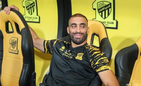 لاعب المنتخب المغربي ونادي الاتحاد السعودي عبد الرزاق حمد الله