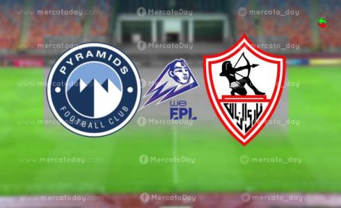 الزمالك وبيراميدز في الدوري المصري.