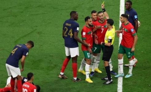 أخطاء الحكم راموس في مباراة فرنسا والمغرب