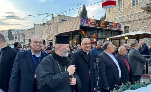 اختتام مسيرة الميلاد الـ 39 بمشاركة غفيرة في الناصرة