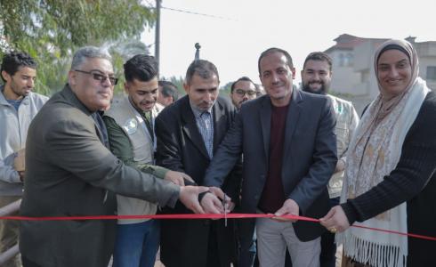 من افتتاح المسار الآمن لذوي الإعاقة البصرية