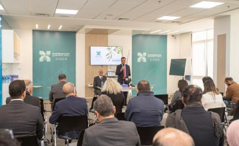 المؤتمر الصحفي السنوي الذي عقدته بورصة فلسطين