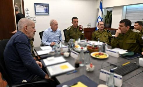 وزير الجيش الإسرائيلي يُجري جلسة تقييم للوضع