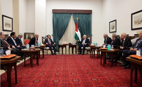 لقاء الرئيس عباس مع وفد تركي من المحكمة الدستورية