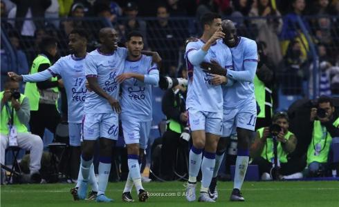 نجوم الهلال والنصر خلال هدف كريستيانو رونالدو