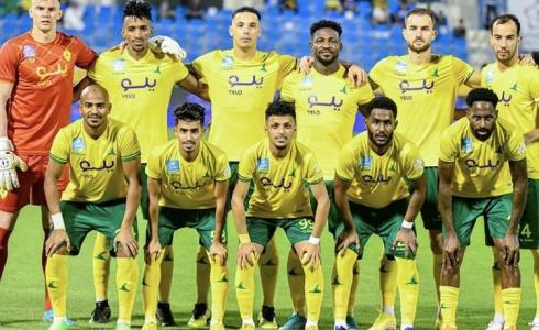 لاعبوا نادي الخليج في دوري روشن السعودي للمحترفين