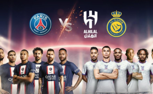 مباراة الهلال والنصر ضد باريس سان جيرمان في كأس الرياض