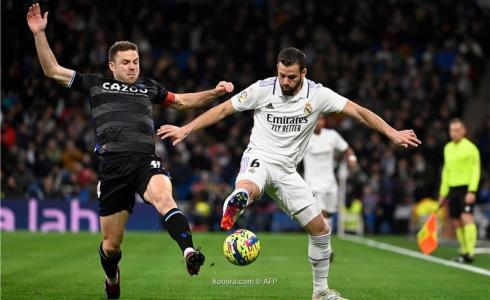 جانب من مباراة ريال مدريد وسوسيداد