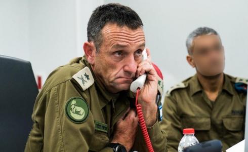 رئيس الأركان الجنرال هرتسي هاليفي.