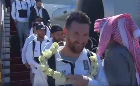 وصول ليونيل ميسي إلى الرياض
