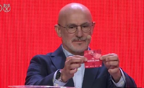 خلال سحب قرعة نصف نهائي كأس ملك اسبانيا 2023