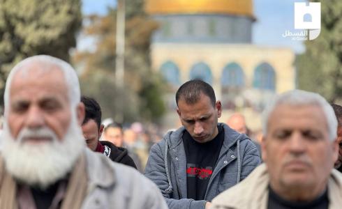 صلاة الجمعة اليوم بالمسجد الأقصى