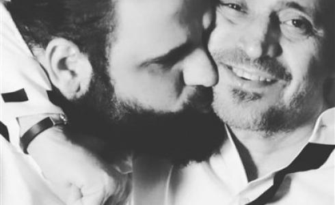 جورج وسوف ونجله وديع في صورة تذكارية