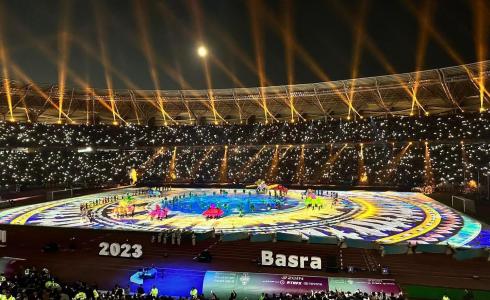 من حفل افتتاح بطولة خليجي 25 في البصرة