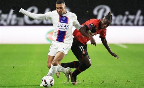 رين يفوز على باريس سان جيرمان بالدوري الفرنسي