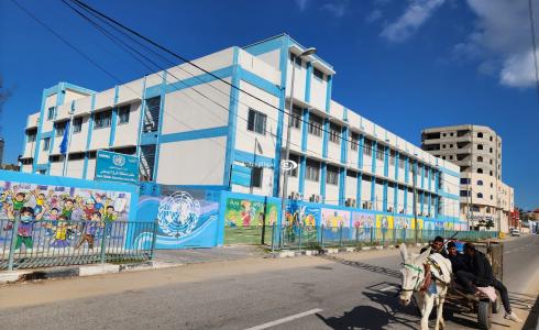 إحدى مدارس الأونروا في غزة