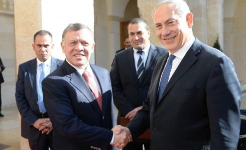 لقاء سابق بين ملك الأردن عبد الله الثاني وبنيامين نتنياهو