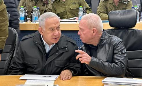 رئيس الوزراء الإسرائيلي نتنياهو مع وزير الجيش غالانت