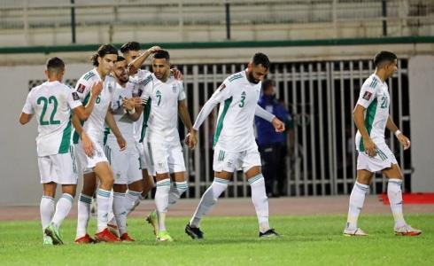 منتخب الجزائر يستعد لمباراة الجزائر والنيجر