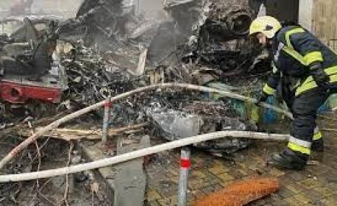 تحطم مروحية أوكرانية