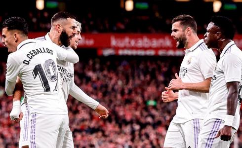 مباراة ريال مدريد وأتلتيكو مدريد في ربع نهائي كأس ملك إسبانيا 2023