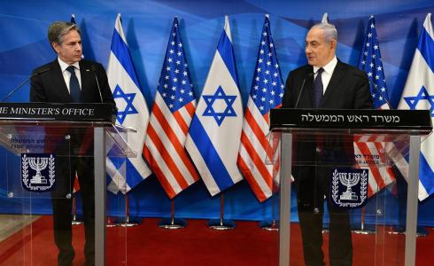 وزير الخارجية الأمريكي أنتوني بلينكن ورئيس الحكومة الإسرائيلية بنيامين نتنياهو - أرشيف