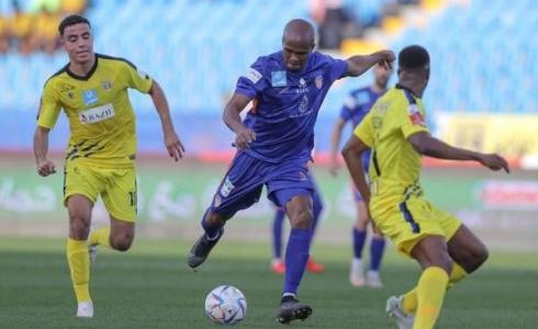 من مباراة التعاون ضد الفيحاء