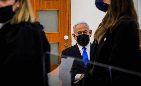 نتنياهو خلال محاكمته -أرشيف-