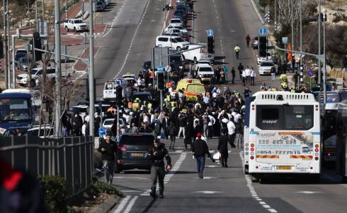 من مكان عملية الدهس في القدس