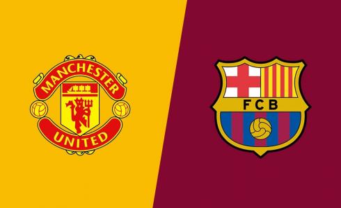 تشكيلة برشلونة ومانشستر يونايتد