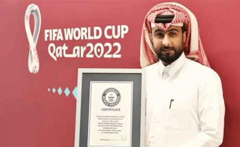قطري يدخل غينيس