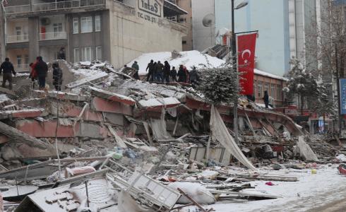آثار زلزال تركيا