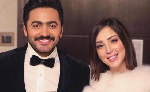 انفصال تامر حسني عن بسمة بوسيل