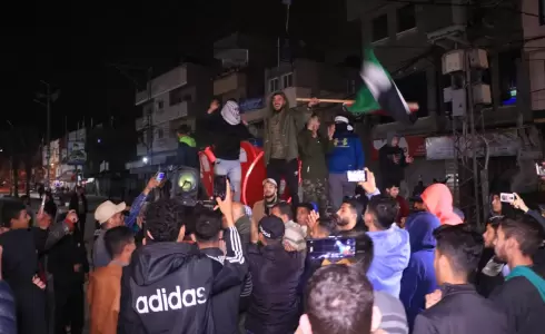 الميادين الفلسطينية في نابلس الليلة الماضية