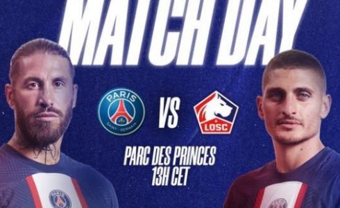 باريس سان جيرمان يواجه فريق ليل
